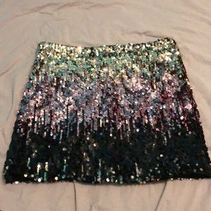Ombré sequin mini skirt from Forever 21